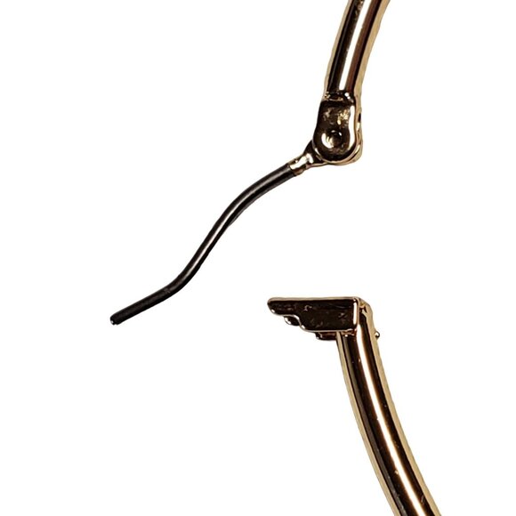 BCBGeneration Gold Tone Hoop Earrings, Set of 2 - Picture 6 of 6